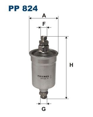 Original FILTRON Fuel filter PP 824 for AUDI 80