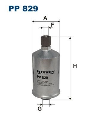 FILTRON Spin-on Filter Height: 133mm Inline fuel filter PP 829 buy