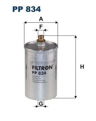FILTRON PP834 Fuel filter 002 477 13 01.