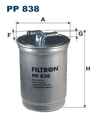 Original PP 838 FILTRON Fuel filter HONDA