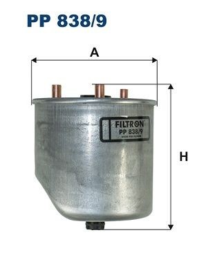 FILTRON PP838/9 Fuel filter AV6Q-9155-AA