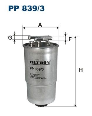 PP 839/3 FILTRON Kraftstofffilter MULTICAR Tremo