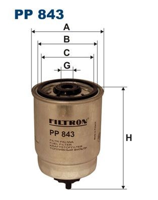 Great value for money - FILTRON Fuel filter PP 843