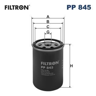 PP845 Fuel filter PP 845 FILTRON Spin-on Filter