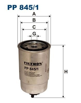 FILTRON PP845/1 Fuel filter 715 F 9150 ABA