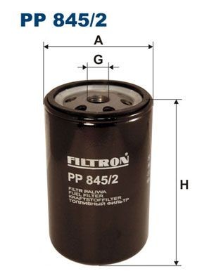 FILTRON Spin-on Filter Height: 120mm Inline fuel filter PP 845/2 buy