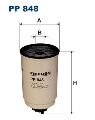 FILTRON Spin-on Filter Height: 161mm Inline fuel filter PP 848 buy