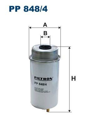 FILTRON Spin-on Filter Height: 196mm Inline fuel filter PP 848/4 buy