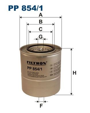 FILTRON PP 854/1 Fuel filter Spin-on Filter