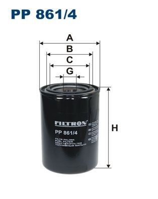 FILTRON PP 861/4 Kraftstofffilter für DAF 75 CF LKW in Original Qualität