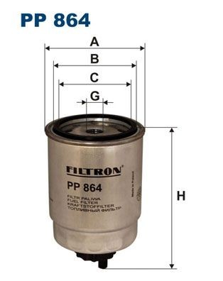 FILTRON PP864 Fuel filter 1640 36F 900