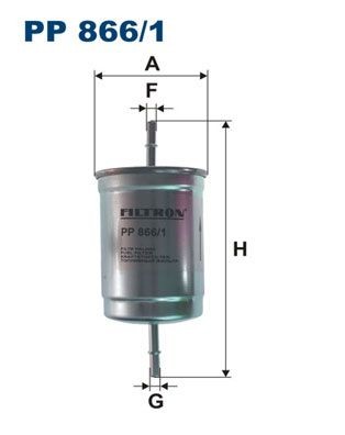 FILTRON PP866/1 Fuel filter 30817997
