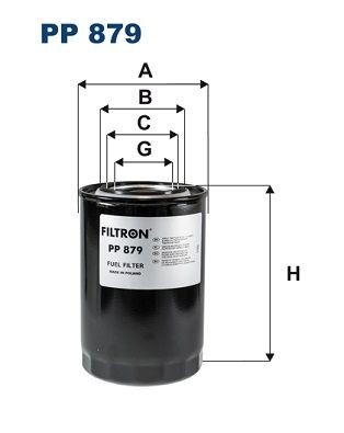 FILTRON PP879 Fuel filter M 12505-67