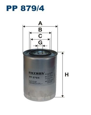 FILTRON PP879/4 Fuel filter BH2X 9155 AA