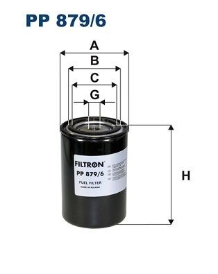 FILTRON Spin-on Filter Height: 144mm Inline fuel filter PP 879/6 buy