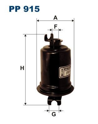 FILTRON In-Line Filter Height: 130mm Inline fuel filter PP 915 buy