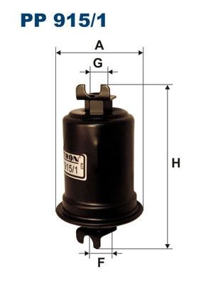 FILTRON In-Line Filter Height: 130mm Inline fuel filter PP 915/1 buy