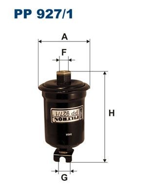 FILTRON In-Line Filter Height: 122mm Inline fuel filter PP 927/1 buy