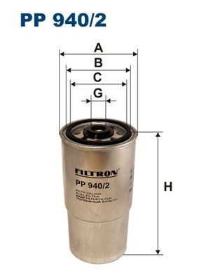 FILTRON PP 940/2 Fuel filter Spin-on Filter