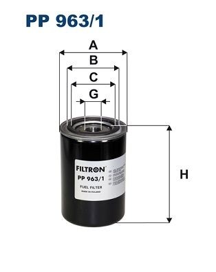 PP 963/1 FILTRON Kraftstofffilter SCANIA 4 - series