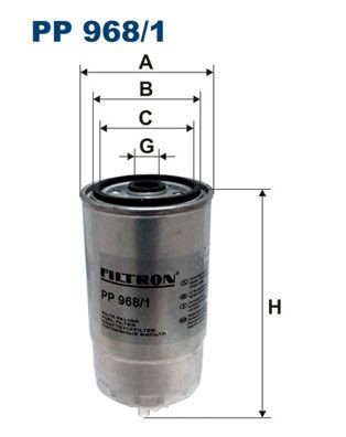 FILTRON PP968/1 Fuel filter 453 120 10F