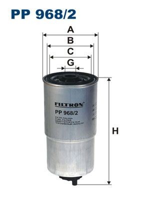 FILTRON PP968/2 Fuel filter 31300 3E 200