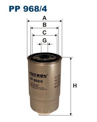 FILTRON Spin-on Filter Height: 176mm Inline fuel filter PP 968/4 buy