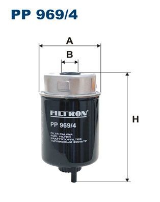 FILTRON Spin-on Filter Height: 154mm Inline fuel filter PP 969/4 buy