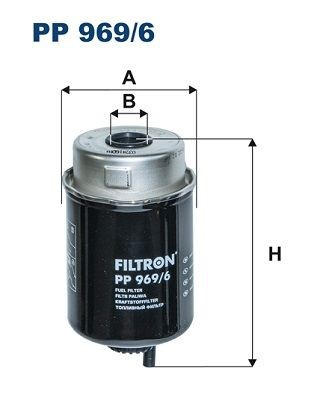 FILTRON Anschraubfilter Höhe: 153,5mm Kraftstofffilter PP 969/6 kaufen