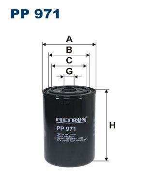 FILTRON PP 971 Fuel filter Spin-on Filter
