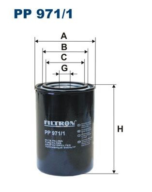 FILTRON Anschraubfilter Höhe: 144mm Kraftstofffilter PP 971/1 kaufen