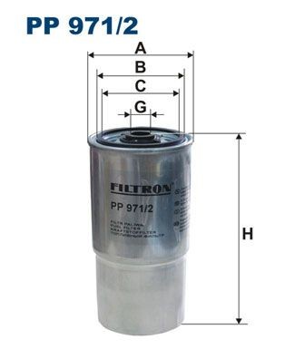 FILTRON PP 971/2 Fuel filter Spin-on Filter