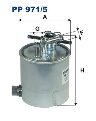 FILTRON PP971/5 Fuel filter 16400-ES60A