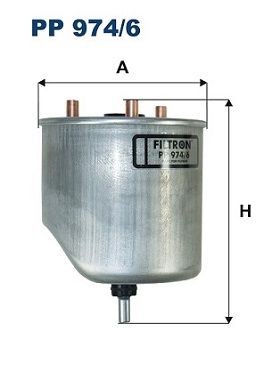 FILTRON PP974/6 Fuel filter MN 982655
