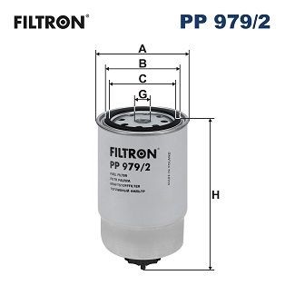 Original FILTRON Fuel filters PP 979/2 for HYUNDAI ix35