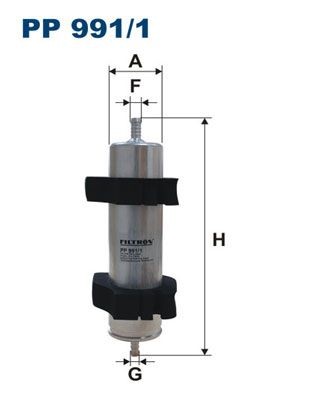 FILTRON PP 991/1 Fuel filter In-Line Filter, 10mm, 8mm