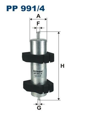 FILTRON PP 991/4 Fuel filter In-Line Filter, 10mm, 8mm