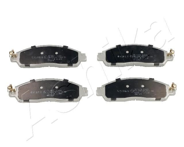 50-01-1003 ASHIKA Brake pad set NISSAN Front Axle, with acoustic wear warning