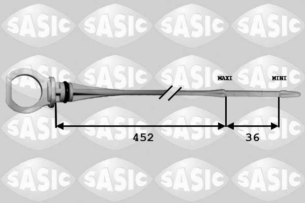 Oil Dipstick 1.4 HDI 1174.85 fit Diesel Engine Compatible With