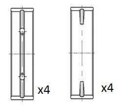 FAI AutoParts BM1015-STD Crankshaft bearing 03D105561G