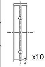 FAI AutoParts BM1052-020 Crankshaft bearing 71731846
