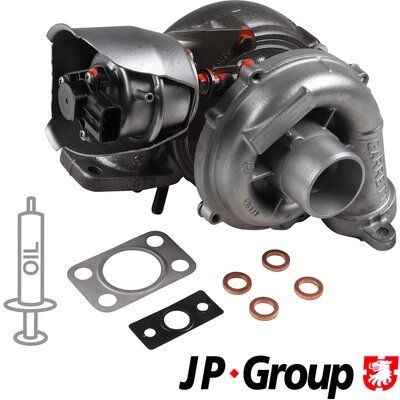 JP GROUP 3117400300 Turbocharger Exhaust Turbocharger, Incl. Gasket Set