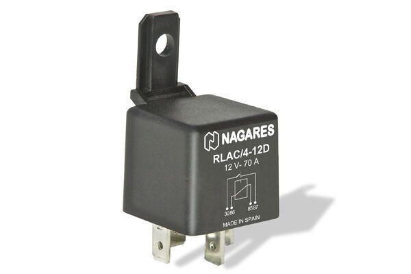 MAHLE ORIGINAL MR 27 Relay, main current 12V, 4-pin connector
