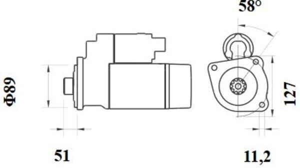 MAHLE ORIGINAL Starter motors MS 888