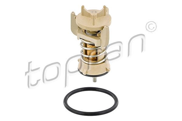117027 Engine cooling thermostat 117 027 001 TOPRAN Opening Temperature: 92°C, with seal