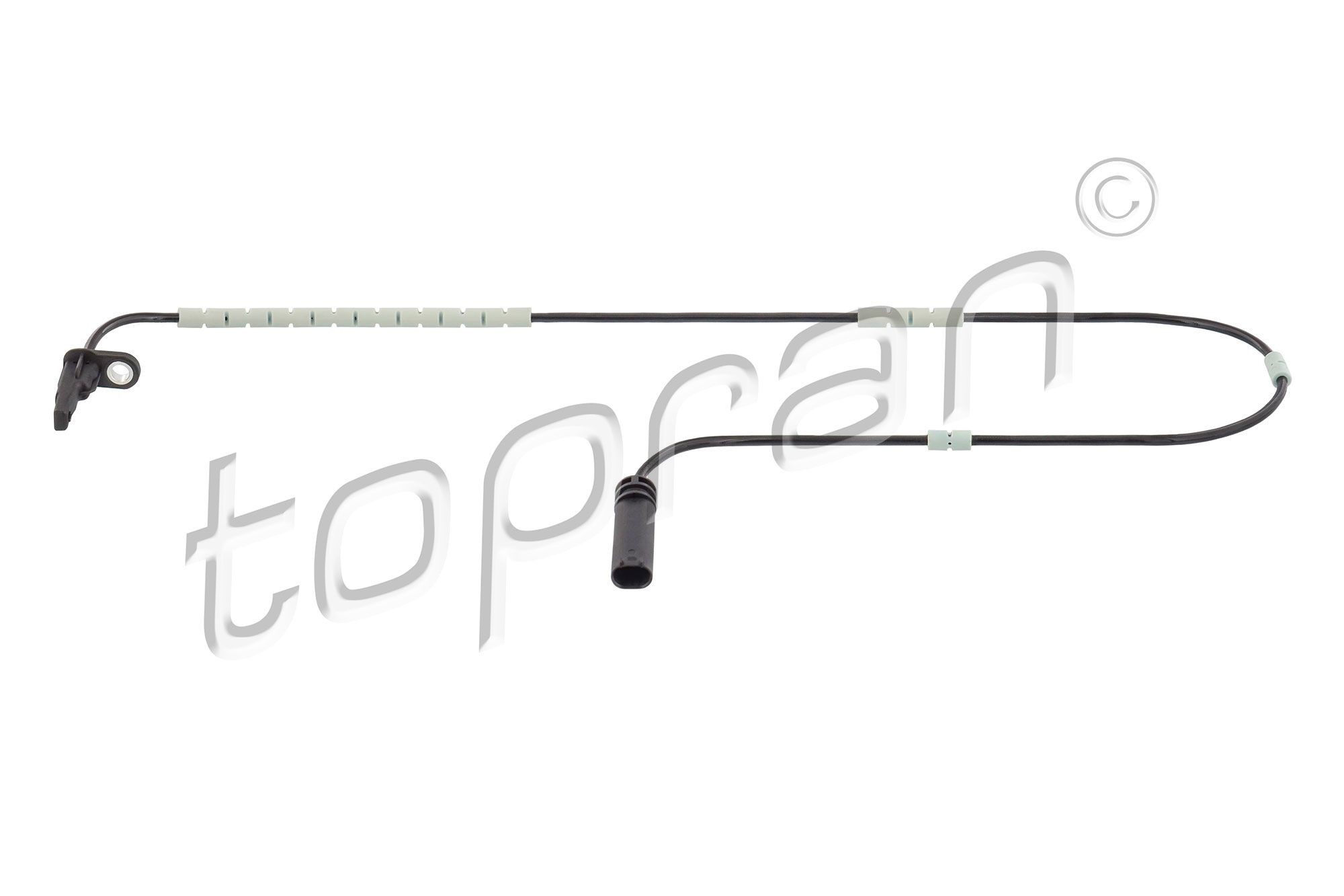 TOPRAN 502 993 ABS sensor Rear Axle Left, Rear Axle Right, with cable, for vehicles with ABS, 890mm