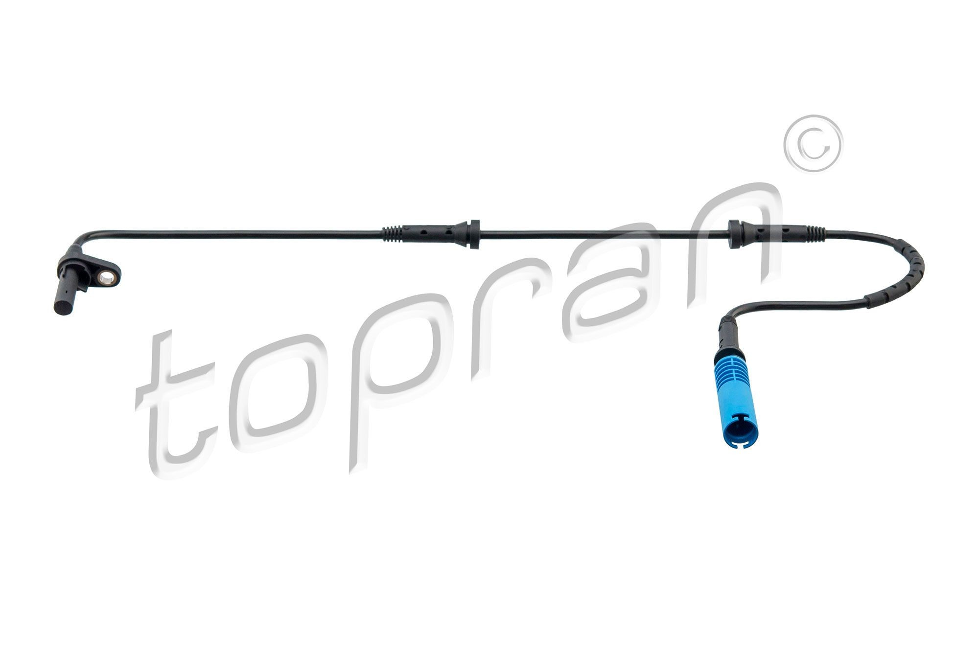 503 120 001 TOPRAN Front Axle Left, Front Axle Right, with cable, for vehicles with ABS, 2-pin connector, 789mm Length: 789mm, Number of pins: 2-pin connector Sensor, wheel speed 503 120 buy