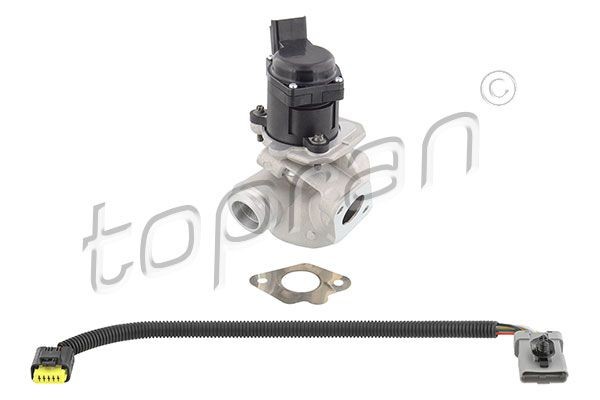 TOPRAN 639 156 EGR valve Electric, with seal, with cable set