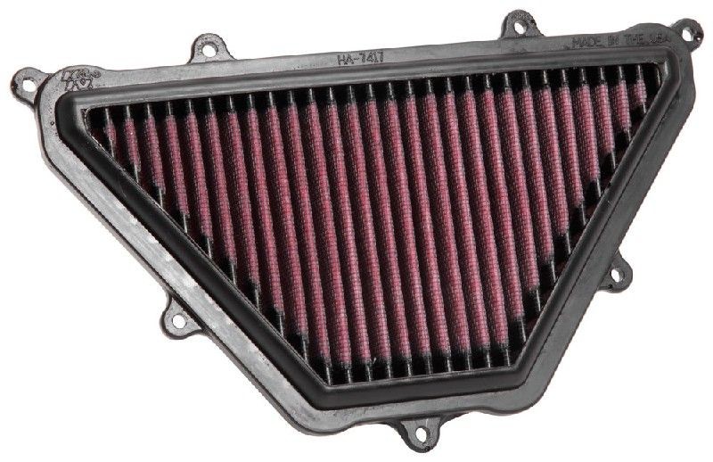 K&N Filters 22mm, 151mm, 257mm, Long-life FilterUnique Length: 257mm, Width: 151mm, Height: 22mm Engine air filter HA-7417 buy
