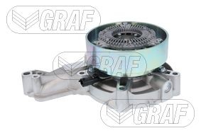 GRAF with seal, electromagnetic, Water Pump Pulley Ø: 150 mm, for v-ribbed belt use Water pumps PA1381 buy